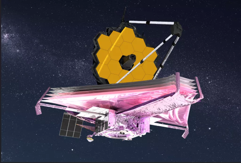 Kosmiczny Teleskop Jamesa Webba jest już całkowicie rozłożony