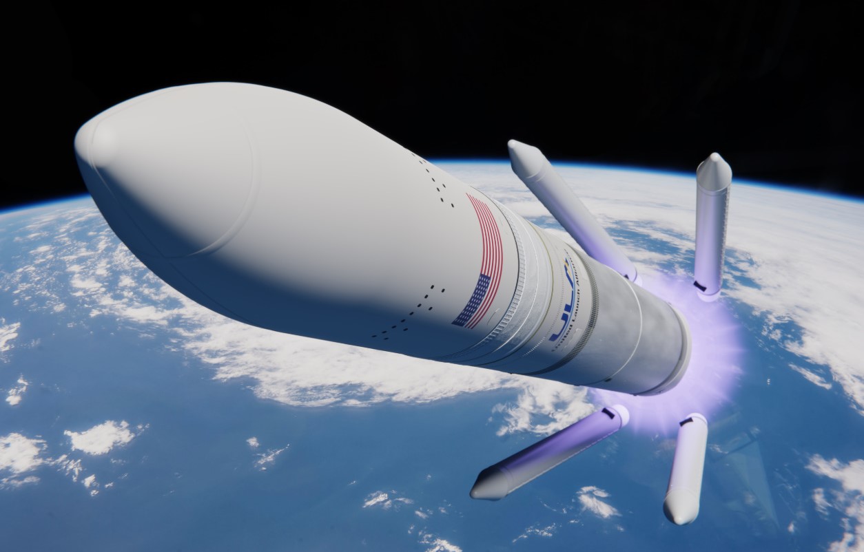 Wizualizacja rakiety Vulcan. Autor: Mack Crawford.