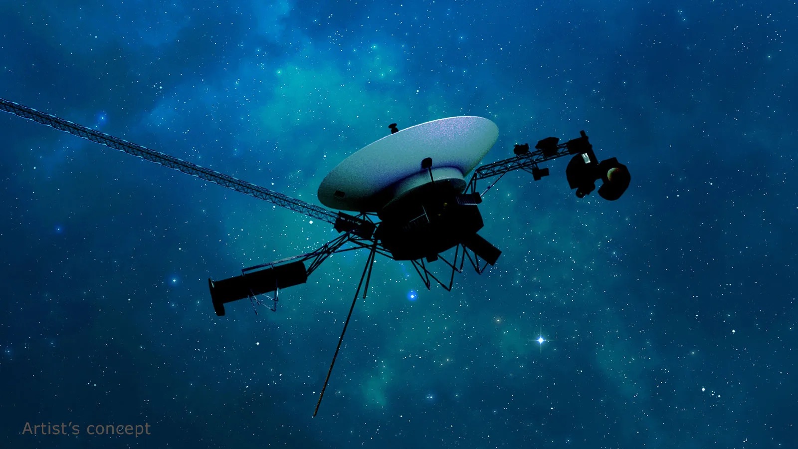 Wizja artystyczna Voyagera 1 (NASA)