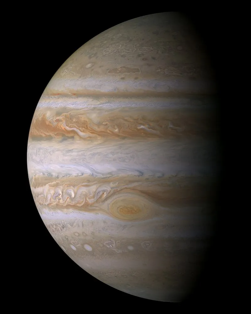 Zdjęcie Jowisza wykonane przez sondę Cassini (NASA)